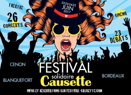 Causette lance son festival culturel  Bordeaux du 22 au 25 juin