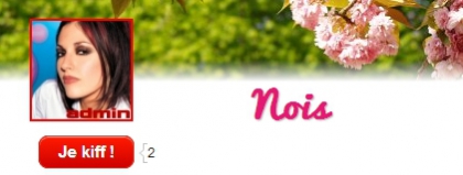 Nouveau bouton: 'Je kiff' !