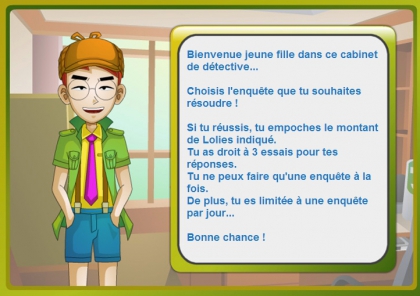 Nouvelle activit� des Girlizzs: Les enqu�tes !