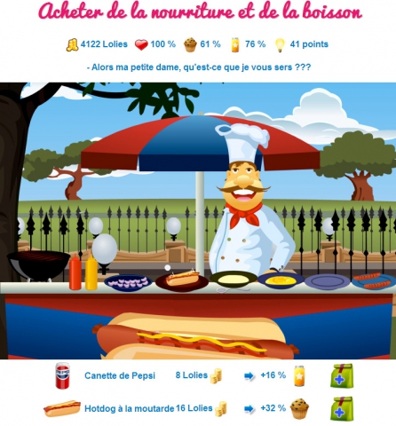 Ouverture du fastfood pour les Girlizzs !!!!