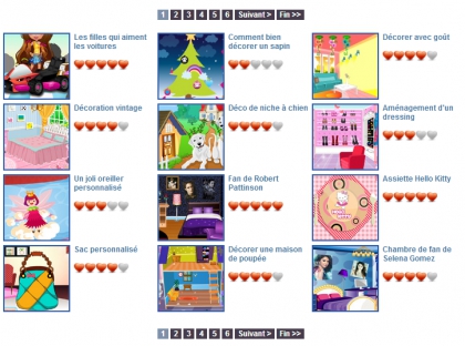 Nouvelle pr�sentation des jeux et... recherche de nouvelles mod�ratrices pour le chat !