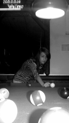 Moi au billard