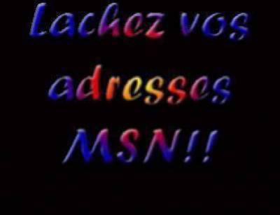 salut  c'est quoi ton msn
