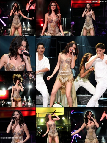 Selena a donne un concert!