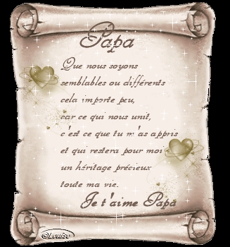 papa pour mon papa cherie