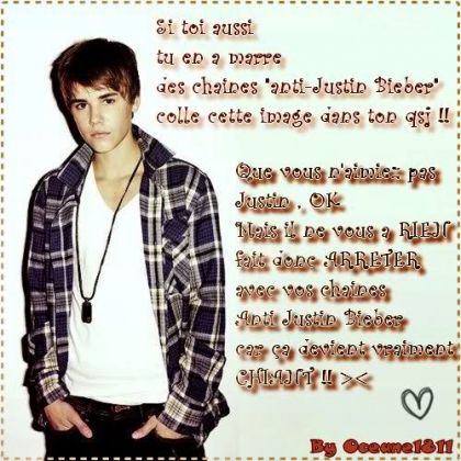 pour les antis justin bieber