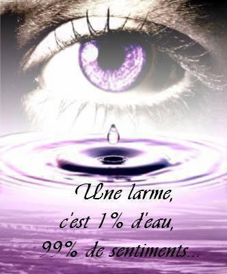 une larme