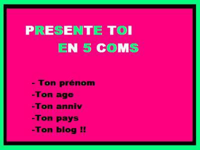 j'ai piqu cettte tof a ma soeur alors presente toi