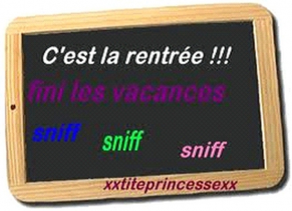 la rentr�, c'est nul !