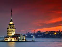 the girl tower and Sultan Ahmed Mosque