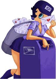 betty boop en factrice