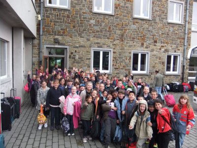 Arriv�e � Wellin :D !