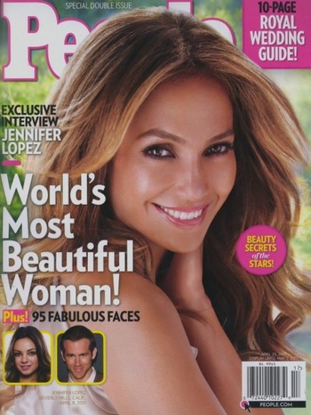 Jennifer Lopez lue la plus belle femme du monde