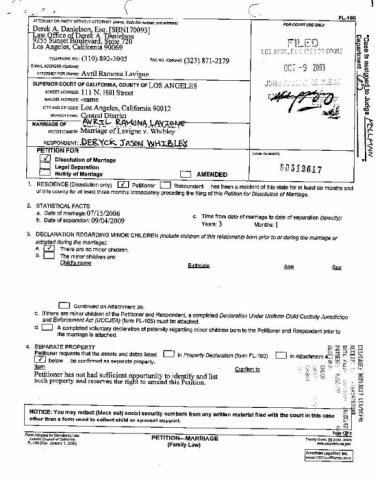 Avril demande officiellement le divorce!