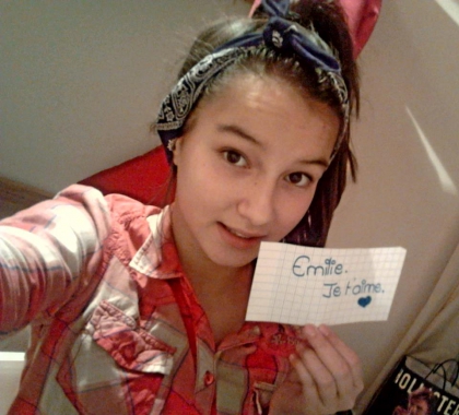 Ma ddicace ! bb je t'aime 