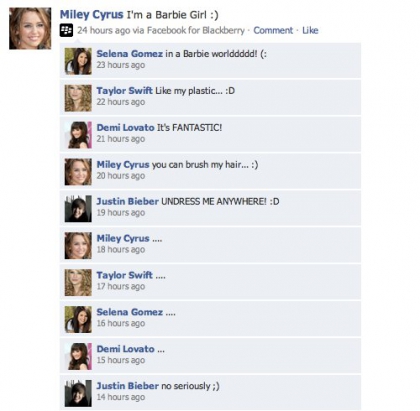 Miley Demi Selena Taylor Justin