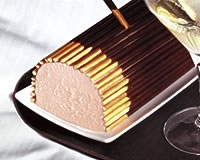 resette de buche aux mikados