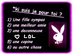 Qui je suis pour toi ?