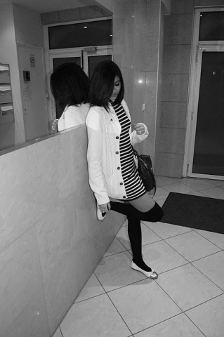 I love this look ! = J'aime beaucoup ce look !