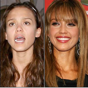 JESSICA ALBA sans maquillage.