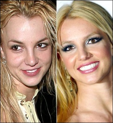 BRITHNEY SPEARS sans maquillage.