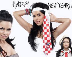 inna au chale en carreaux rouge c