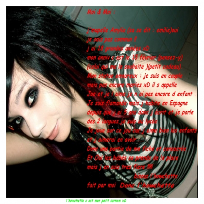 pr�sentation de moi :