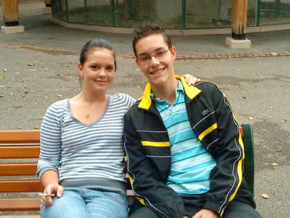 je presente mon fr�re et stella