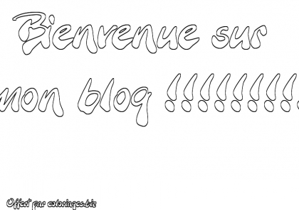 Bienvenue sur mon blog !!!!!!!! 