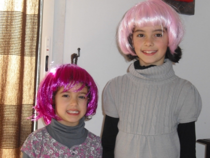 moi et ma soeur d�guis� 