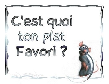 ton plat favori
