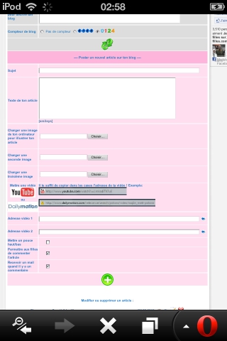 Ausecour �j'�crit quoi ? 