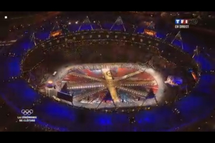 Image exclusive de la cl�ture des J.O De Londres� - photo 2