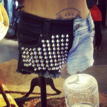 short moiti jeans et moiti diams 