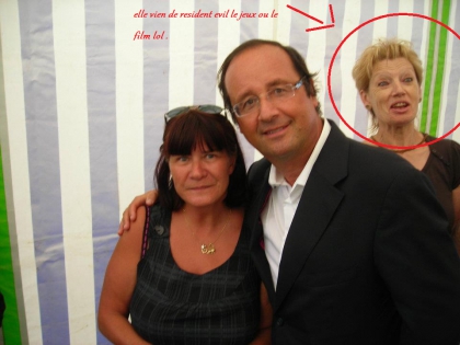 Ma m�re et le nouveau president .