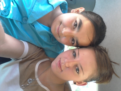 my avec ma meilleure de mes soeur celine .