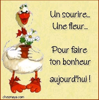 un sourir.........
