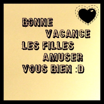 Bonne Vacance 