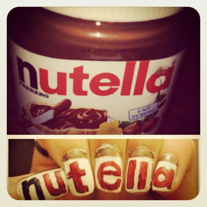 Mes Ongles En Nutella Miiam Miiam !