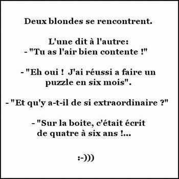 blague de blonde