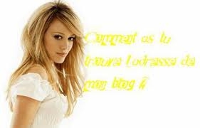 Comment tu trouve mon blog???