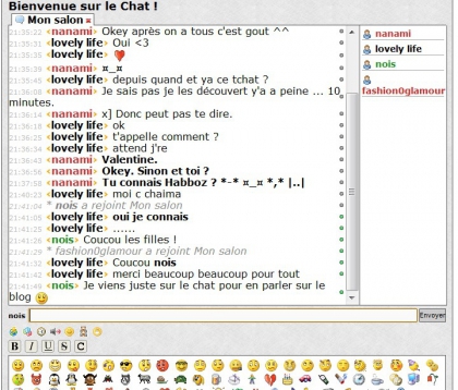 Le chat, grande nouveaute qui a rvolussionn le site