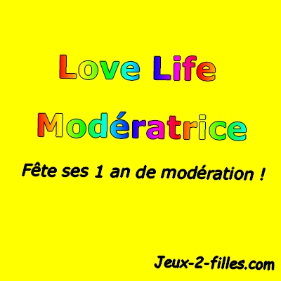 Mes 1 an comme modratrice !!!