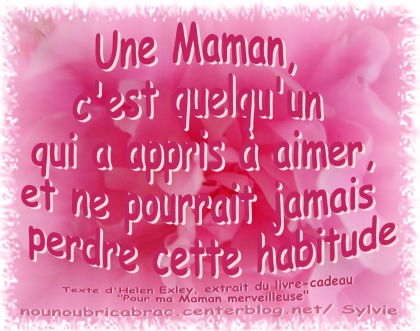 maman ch�rie proverbe