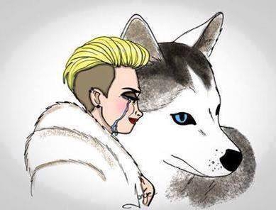 #RIPfloyd La mort du chien de miley cyrus