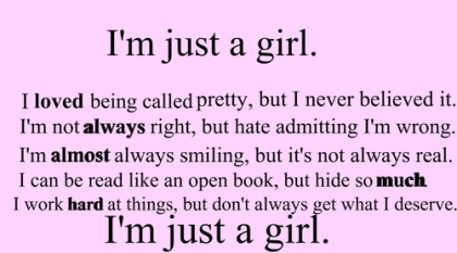 i m just a girl