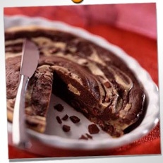 Gateau au chocolat facon stracciatella !!