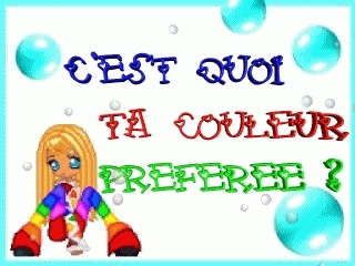 couleur pr�f?