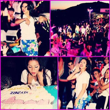 Les Photos du 16e anniversaire de Zendaya!