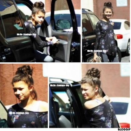 Zendaya allant aux rptition de DWTS!